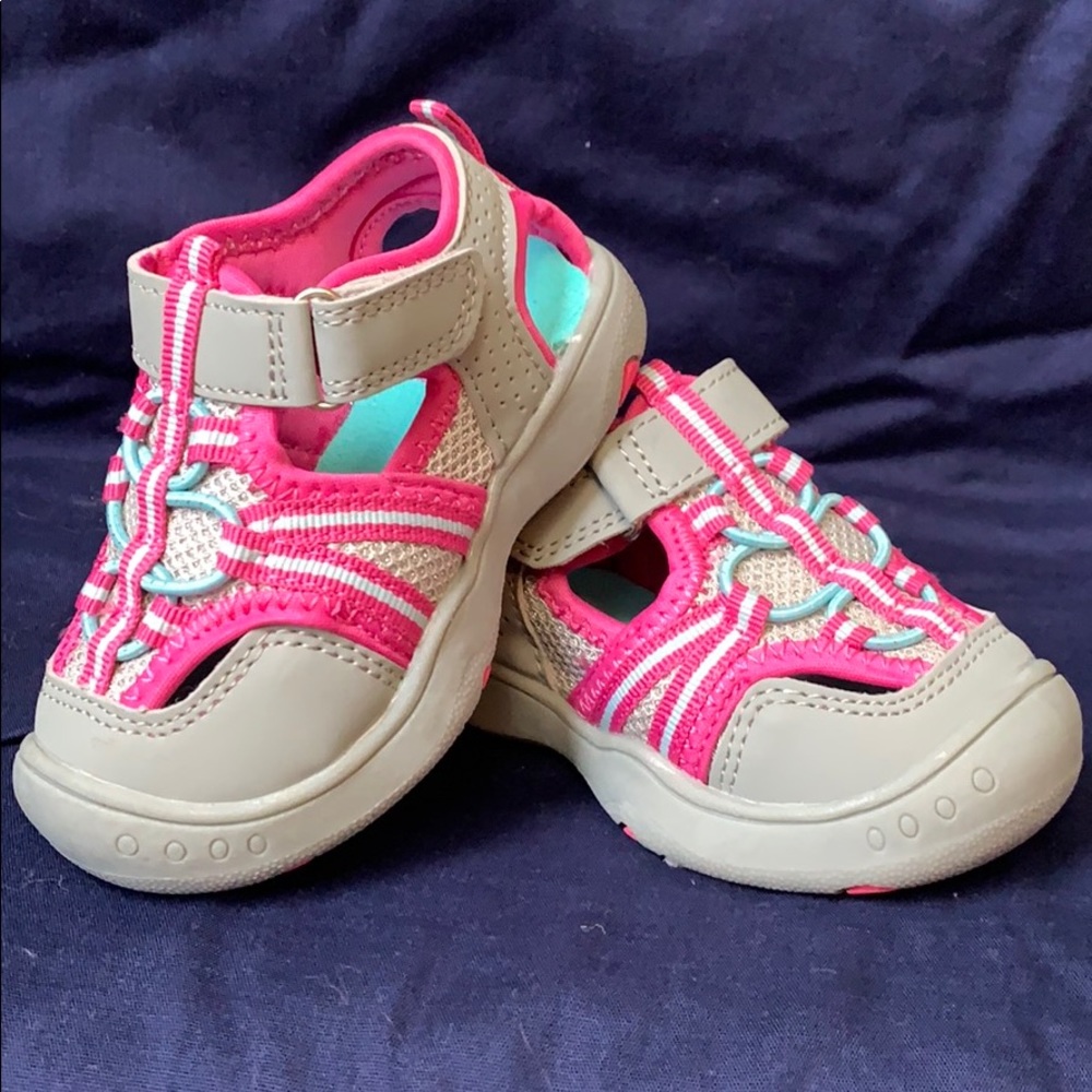 Closed toed sandals